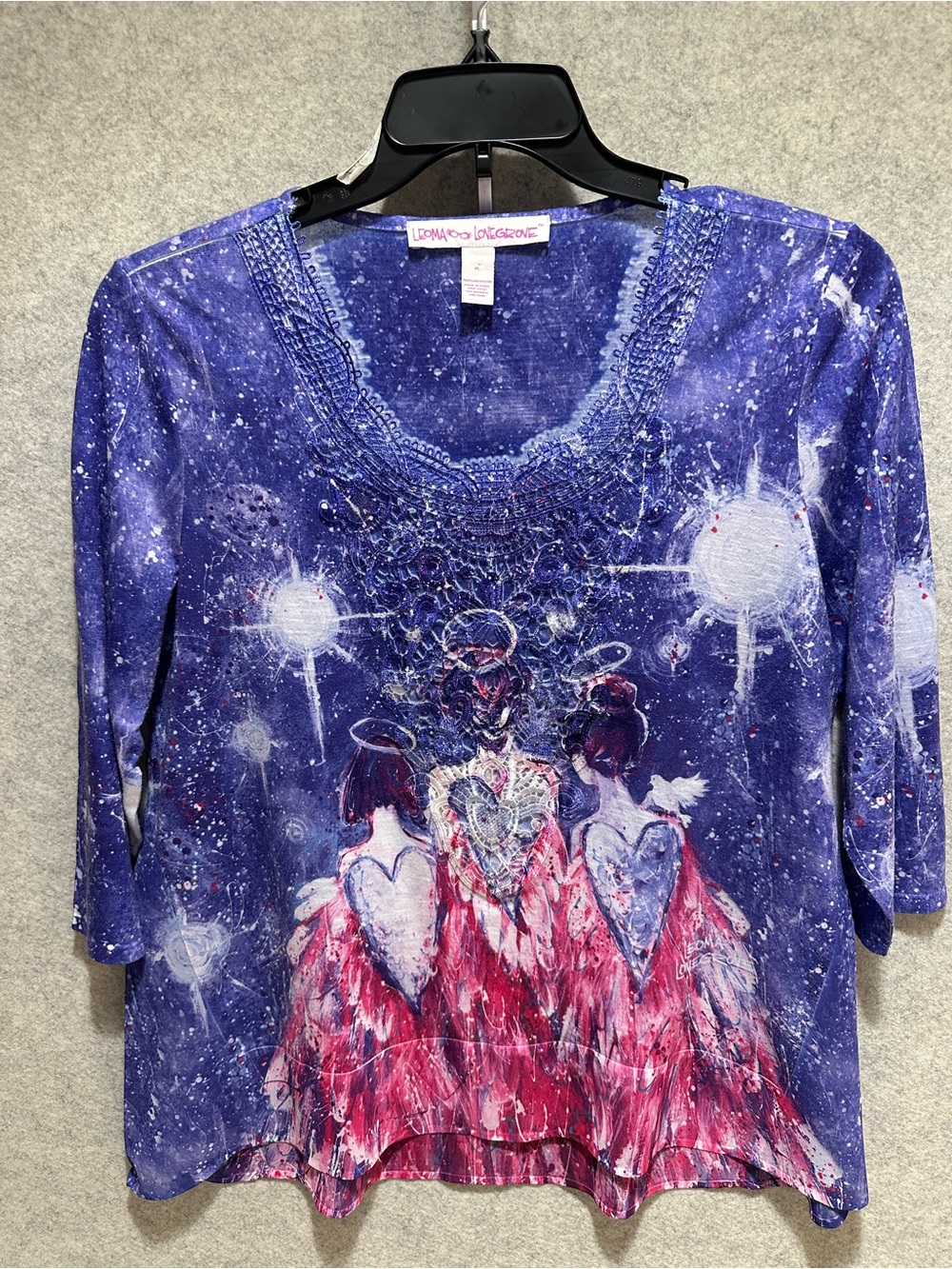 Leoma Lovegrove Women’s Purple and Pink Angels Top